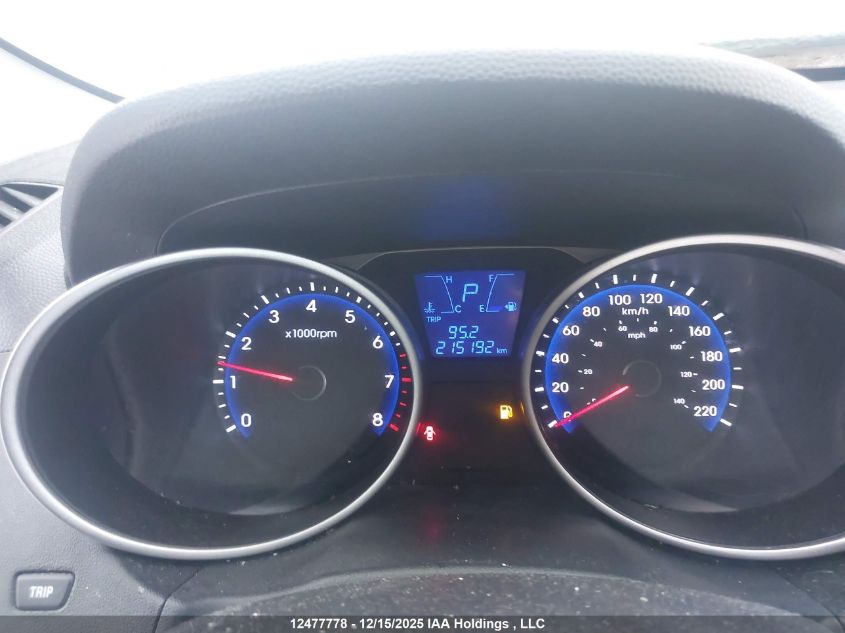 2013 Hyundai Tucson Gl VIN: KM8JTCAC2DU738723 Lot: 12477778