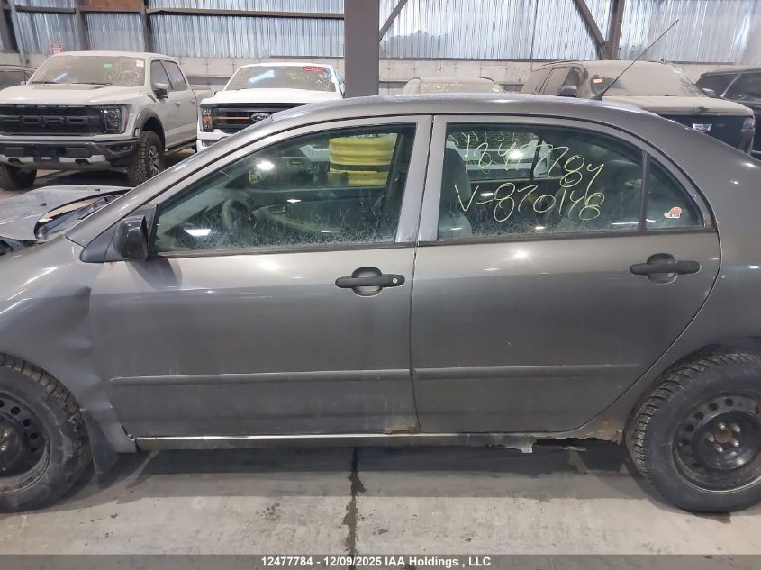 2008 Toyota Corolla Ce/Le/S VIN: 2T1BR32E48C870148 Lot: 12477784