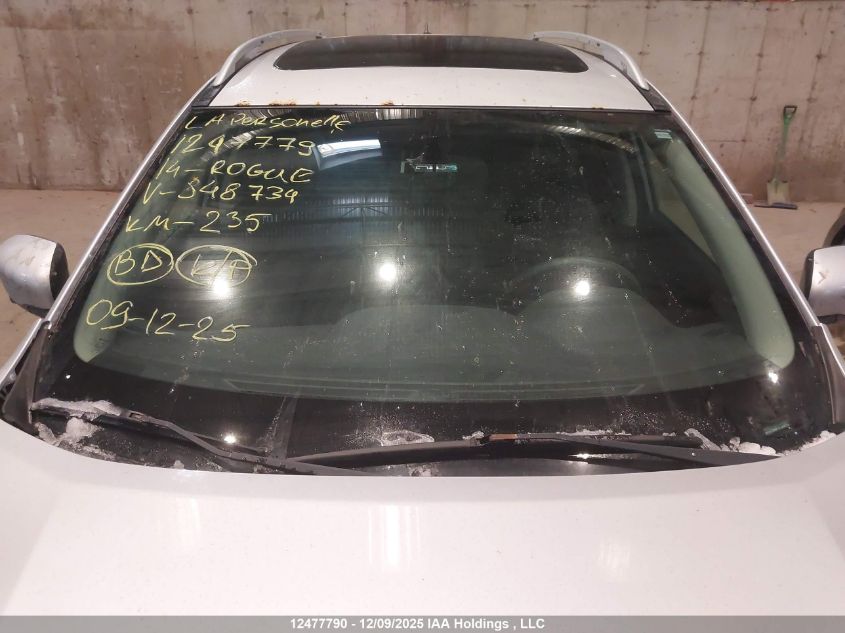 2014 Nissan Rogue S/Sl/Sv VIN: 5N1AT2MM1EC848734 Lot: 12477790