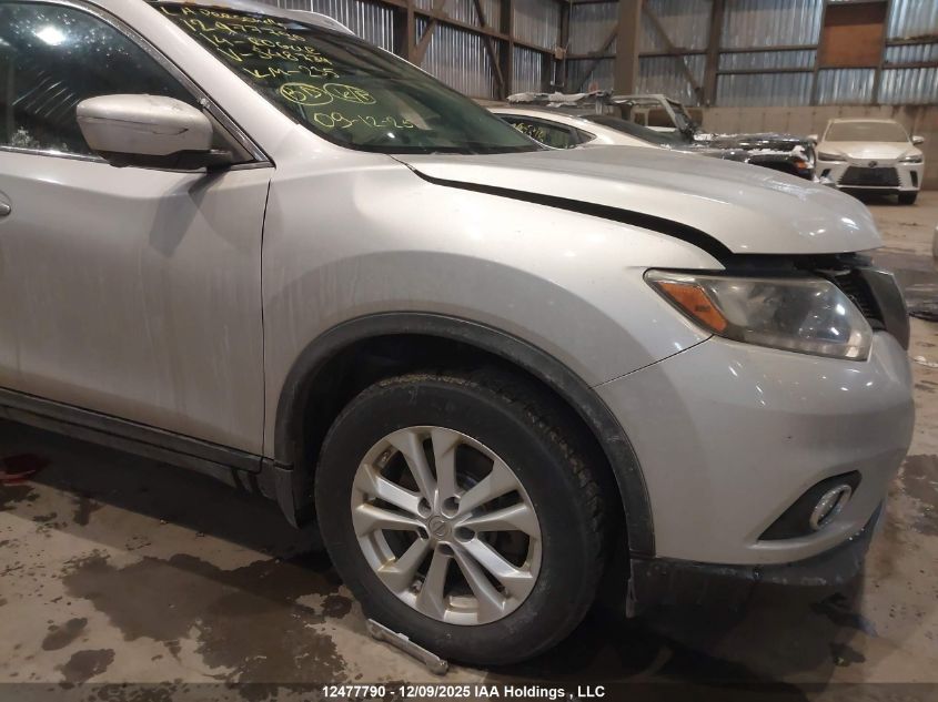 2014 Nissan Rogue S/Sl/Sv VIN: 5N1AT2MM1EC848734 Lot: 12477790