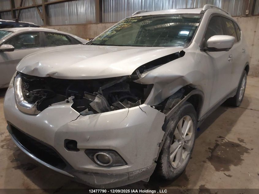 2014 Nissan Rogue S/Sl/Sv VIN: 5N1AT2MM1EC848734 Lot: 12477790