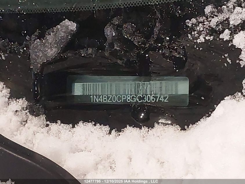 2016 Nissan Leaf Sv/Sl VIN: 1N4BZ0CP8GC306742 Lot: 12477795