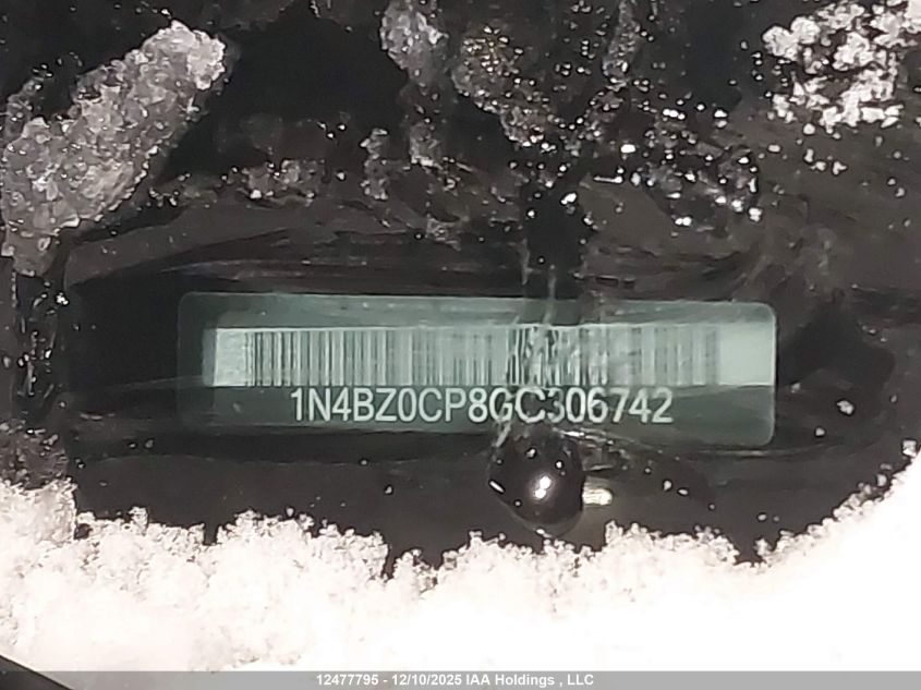 2016 Nissan Leaf Sv/Sl VIN: 1N4BZ0CP8GC306742 Lot: 12477795