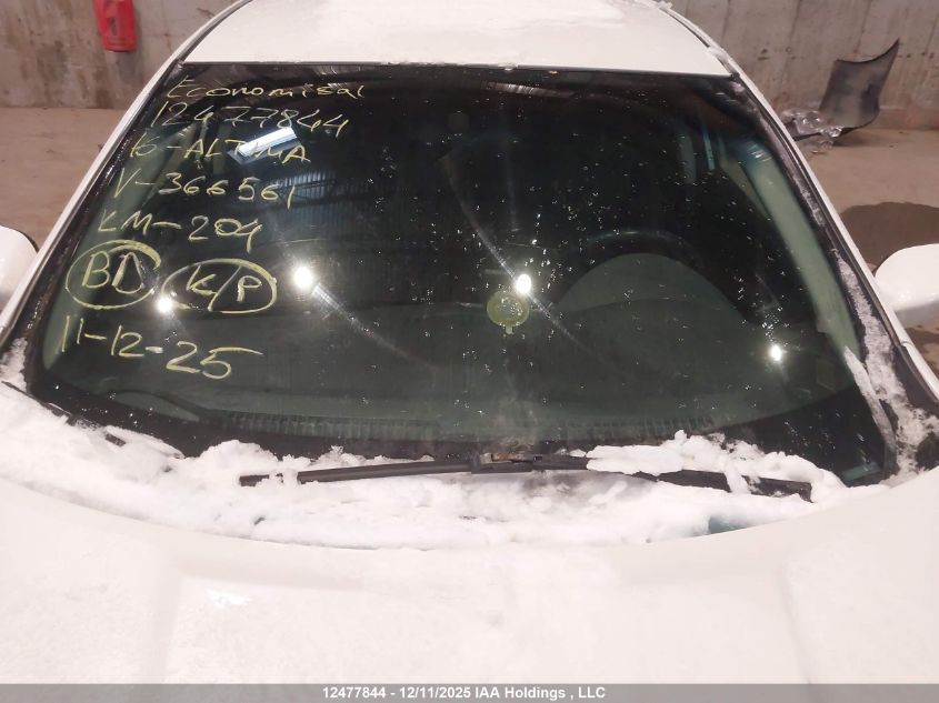 2016 Nissan Altima 2.5/2.5 S/2.5 Sl Tech/2.5 Sr/2.5 Sv VIN: 1N4AL3APXGN366561 Lot: 12477844