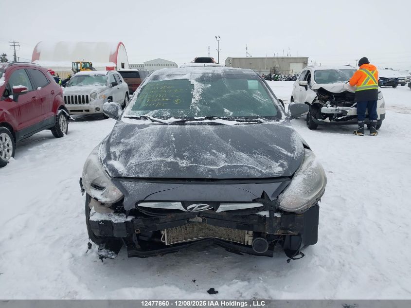 2012 Hyundai Accent Gls VIN: KMHCU4AE7CU227911 Lot: 12477860