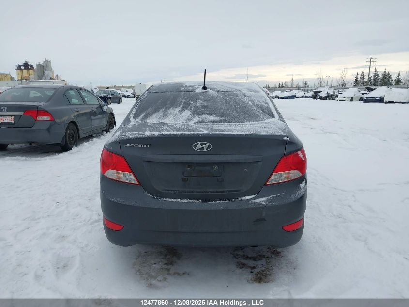 2012 Hyundai Accent Gls VIN: KMHCU4AE7CU227911 Lot: 12477860