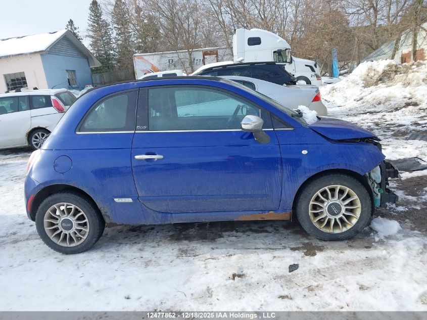 2012 Fiat 500C Lounge VIN: 3C3CFFER6CT288611 Lot: 12477862
