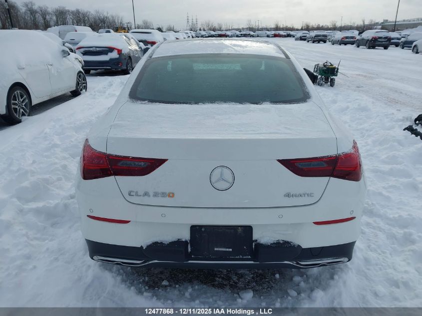 2025 Mercedes-Benz Cla 250 4Matic VIN: W1K5J4HB5SN536969 Lot: 12477868