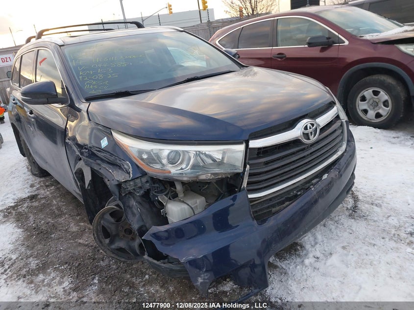 5TDDKRFH2ES044888 2014 Toyota Highlander Limited auction photo 1