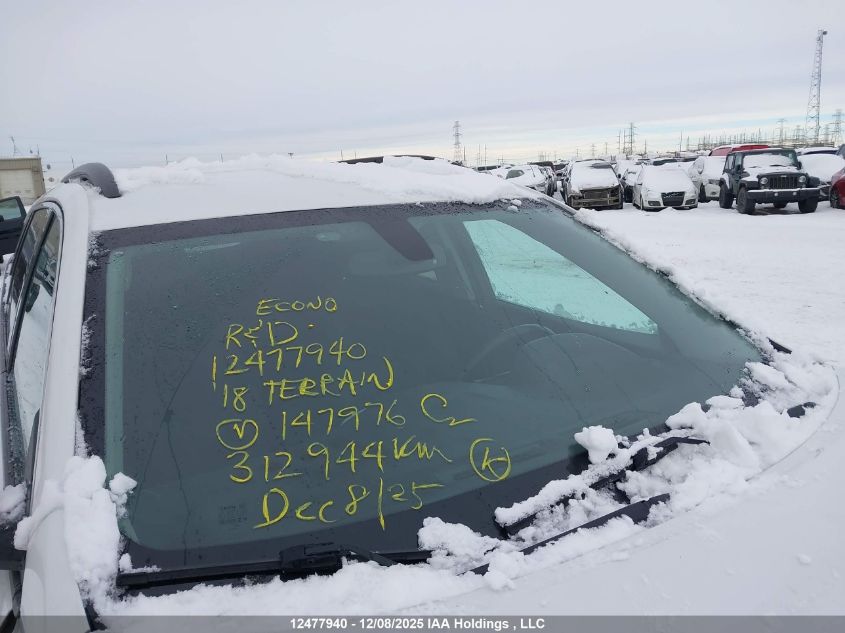 2018 GMC Terrain Sle VIN: 3GKALTEV9JL147976 Lot: 12477940