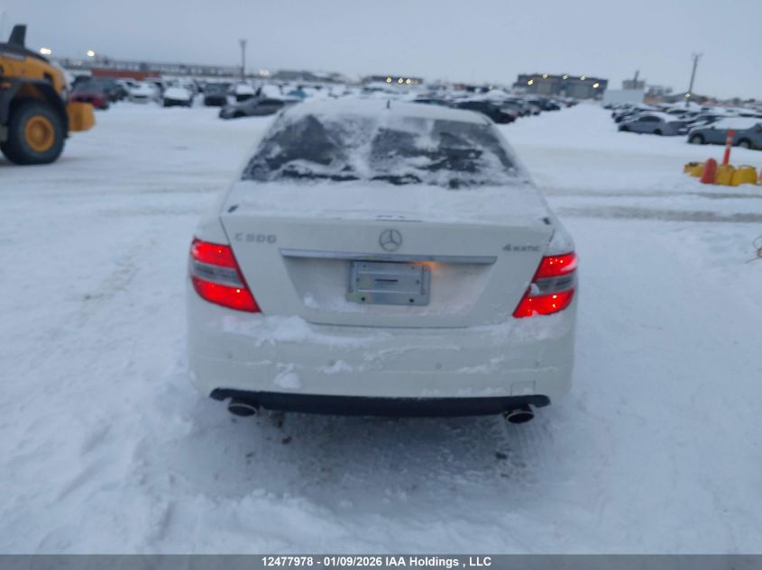 2010 Mercedes-Benz C 300 4Matic VIN: WDDGF8BB8AF379537 Lot: 12477978