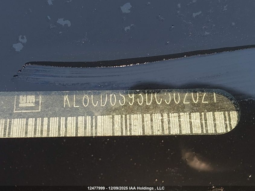 2013 Chevrolet Spark 1Lt Auto VIN: KL8CD6S93DC562021 Lot: 12477999