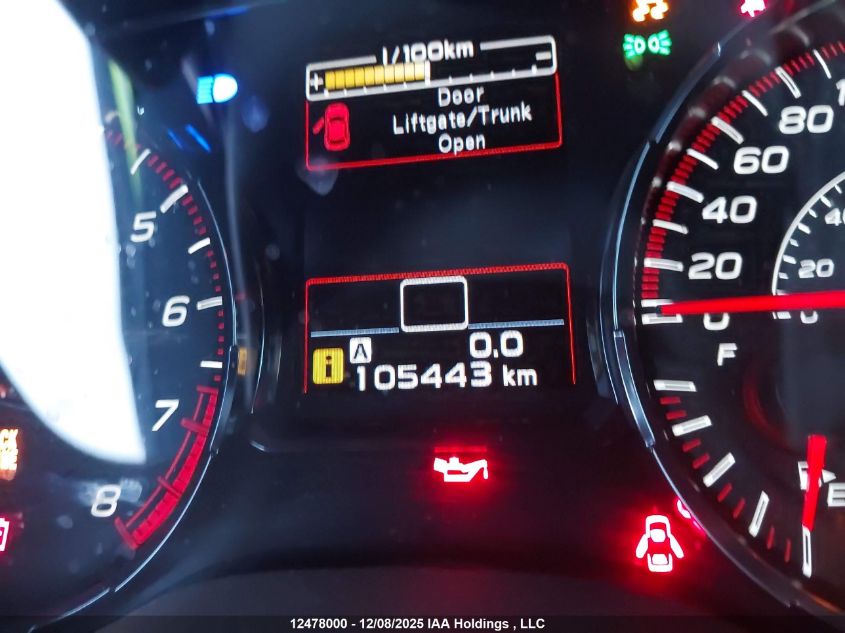 2020 Subaru Wrx Sport VIN: JF1VA1D6XL9826609 Lot: 12478000