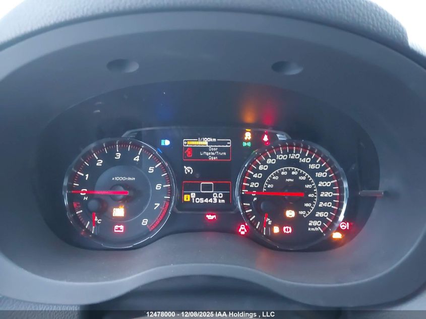 2020 Subaru Wrx Sport VIN: JF1VA1D6XL9826609 Lot: 12478000