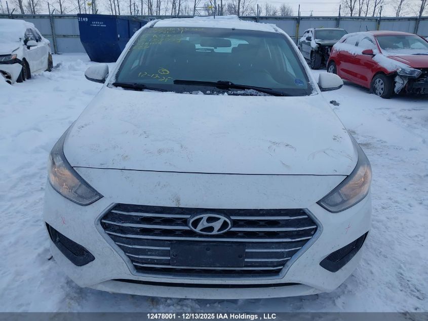 2019 Hyundai Accent Preferred VIN: 3KPC25A34KE081933 Lot: 12478001