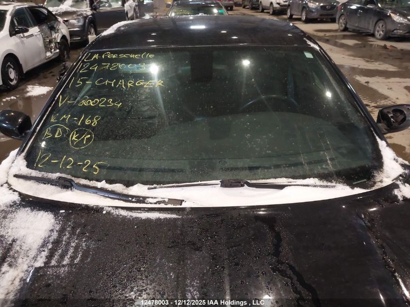 2015 Dodge Charger Sxt VIN: 2C3CDXHG7FH800234 Lot: 12478003