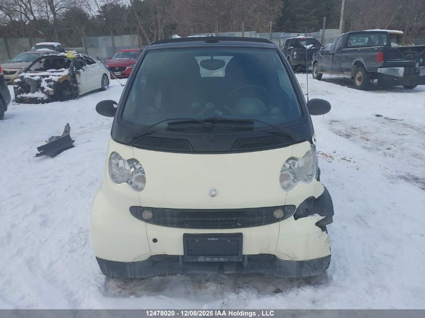 2006 Smart Fortwo VIN: WMEAK00F66J299016 Lot: 12478020