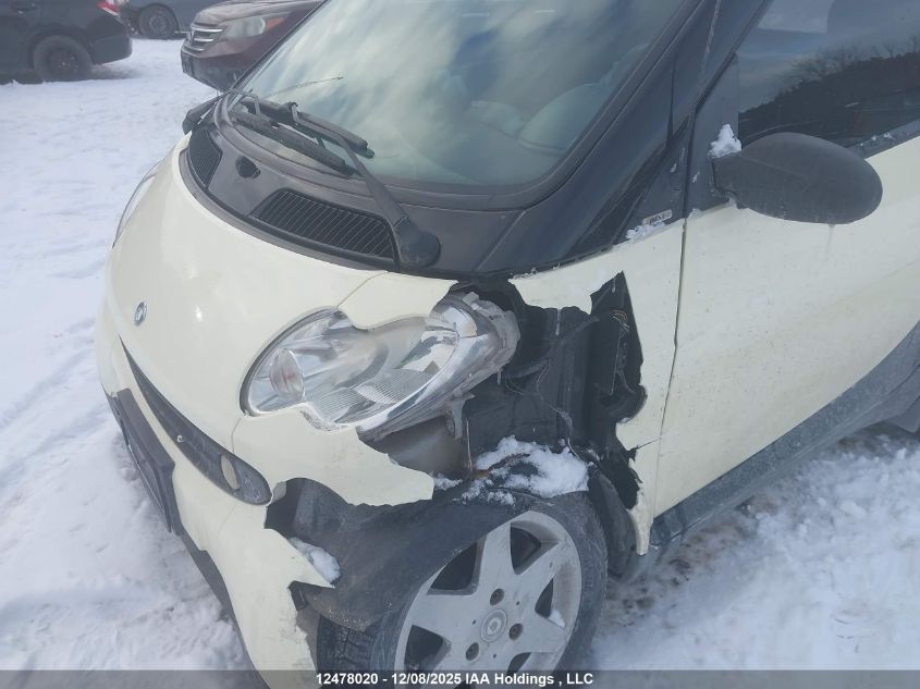 2006 Smart Fortwo VIN: WMEAK00F66J299016 Lot: 12478020