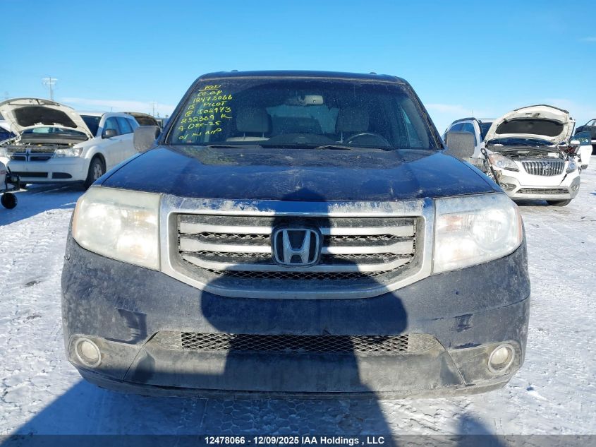 2015 Honda Pilot Touring VIN: 5FNYF4H9XFB502973 Lot: 12478066