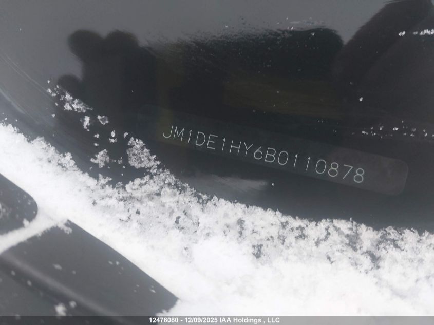 2011 Mazda Mazda2 Gs/Gx VIN: JM1DE1HY6B0110878 Lot: 12478080