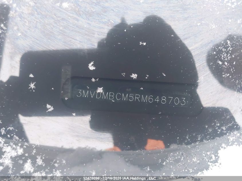 2024 Mazda Cx-30 Gs VIN: 3MVDMBCM5RM648703 Lot: 12478096