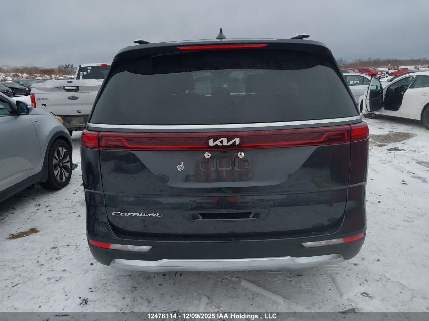 2022 Kia Carnival Ex/Ex+ VIN: KNDNC5H37N6181076 Lot: 12478114