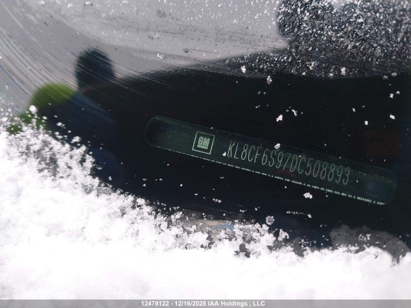 2013 Chevrolet Spark 2Lt Auto VIN: KL8CF6S97DC508893 Lot: 12478122