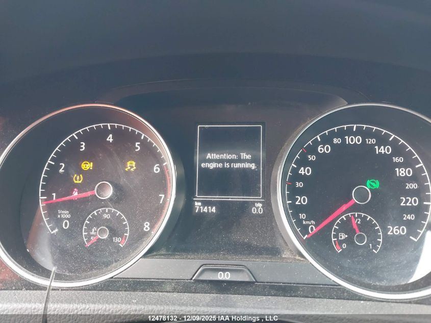 2019 Volkswagen Golf 1.4 Tsi Execline VIN: 3VWS57AUXKM017552 Lot: 12478132