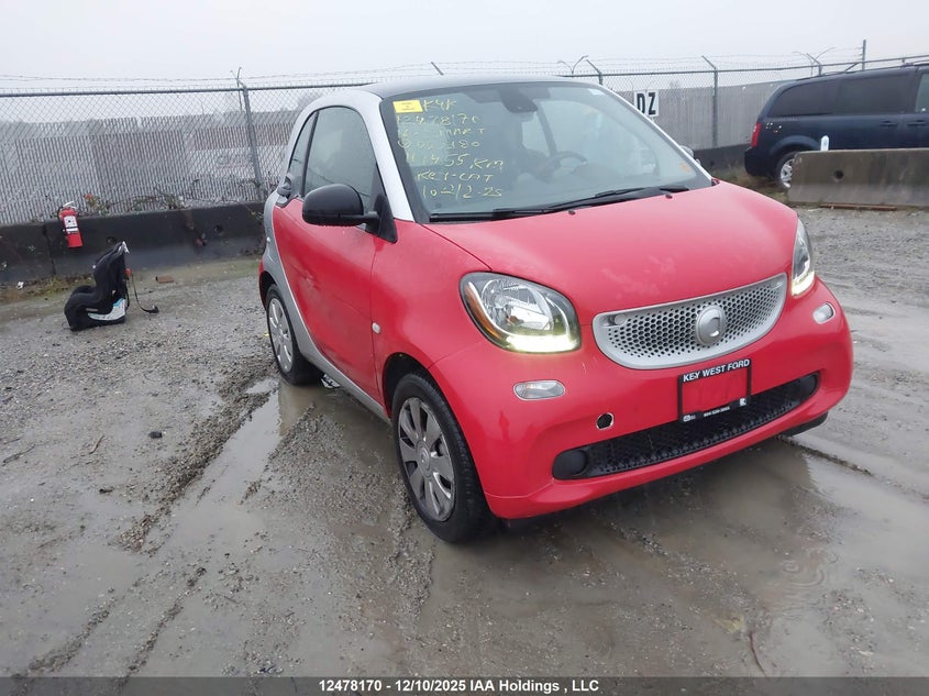 WMEFJ5DA8GK082180 2016 Smart Fortwo auction photo 1