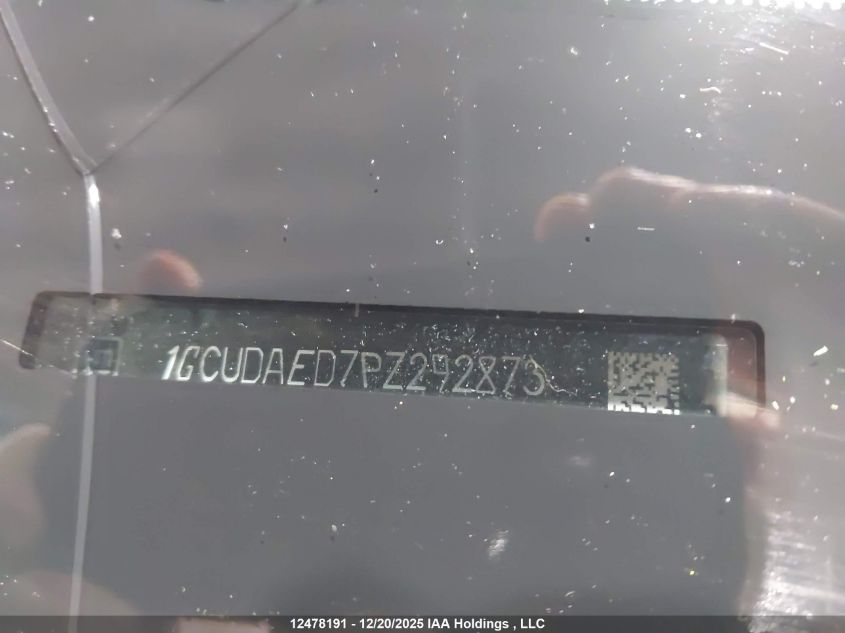 2023 Chevrolet Silverado K1500 VIN: 1GCUDAED7PZ292873 Lot: 12478191