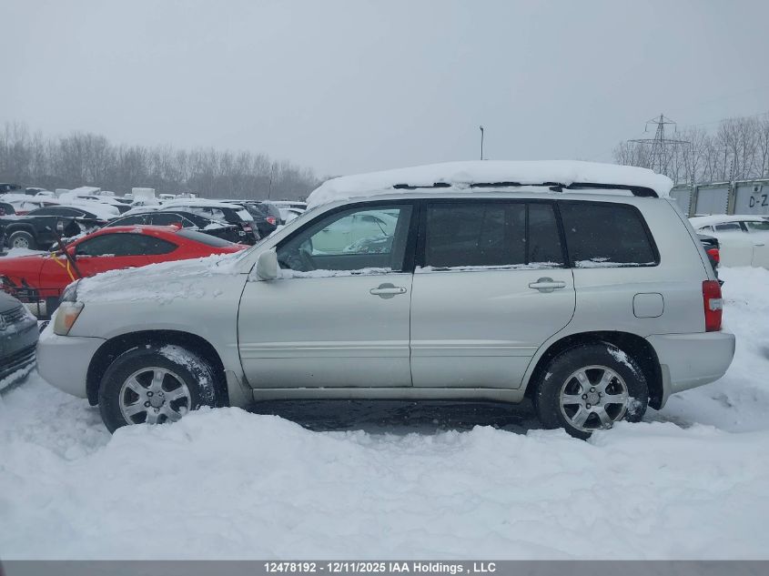 2006 Toyota Highlander Limited VIN: JTEHP21A060148896 Lot: 12478192