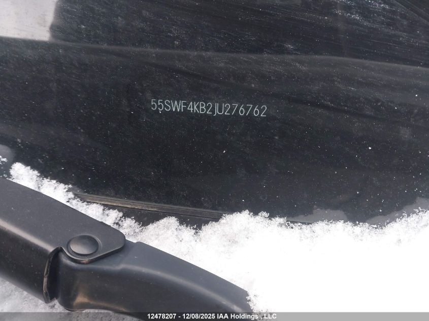 2018 Mercedes-Benz C 300 4Matic VIN: 55SWF4KB2JU276762 Lot: 12478207