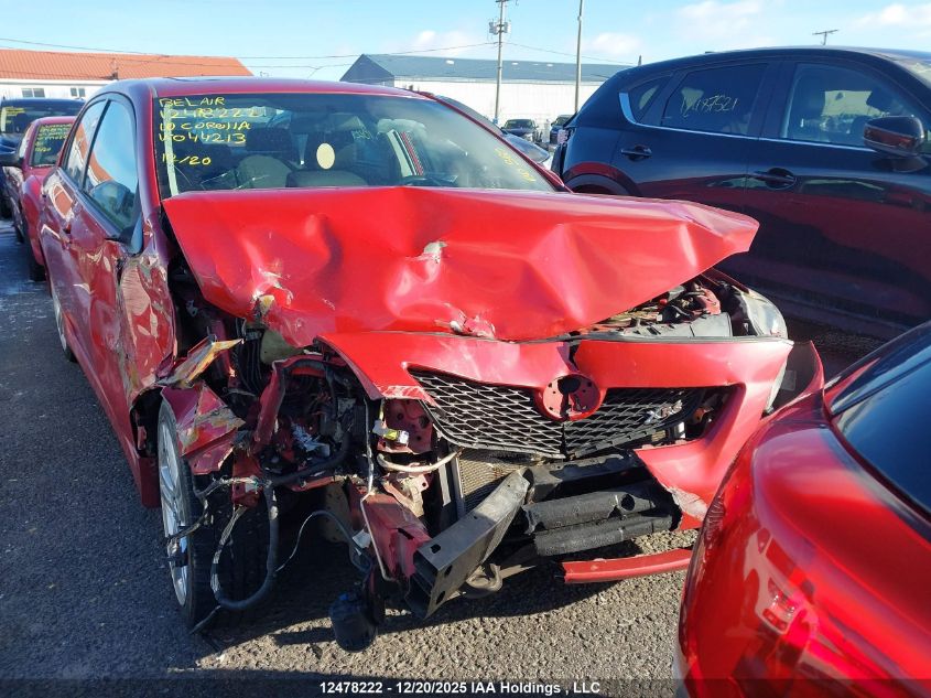 2010 Toyota Corolla VIN: 2T1BE4EE8AC044213 Lot: 12478222