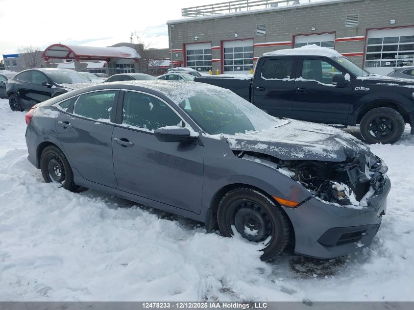2016 Honda Civic VIN: 2HGFC2F5XGH006041 Lot: 12478233