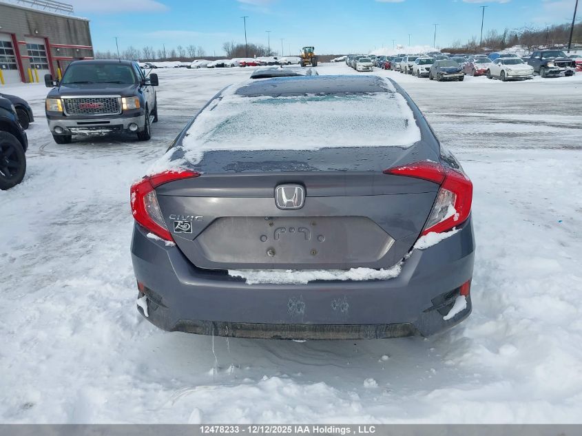 2016 Honda Civic VIN: 2HGFC2F5XGH006041 Lot: 12478233