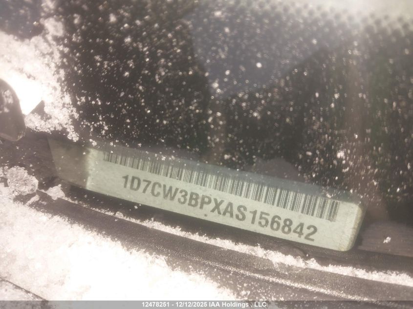 2010 Dodge Dakota VIN: 1D7CW3BPXAS156842 Lot: 12478251