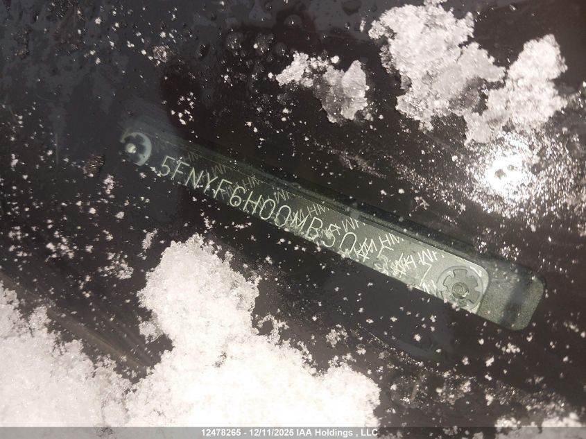 2021 Honda Pilot Black Edition VIN: 5FNYF6H00MB504547 Lot: 12478265