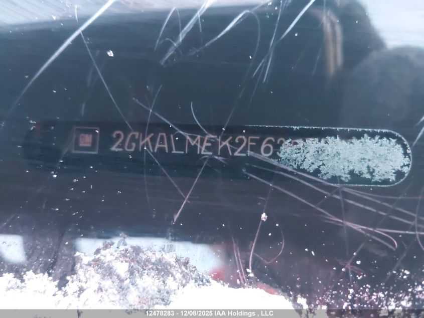 2015 GMC Terrain Sle-1 VIN: 2GKALMEK2F6357259 Lot: 12478283