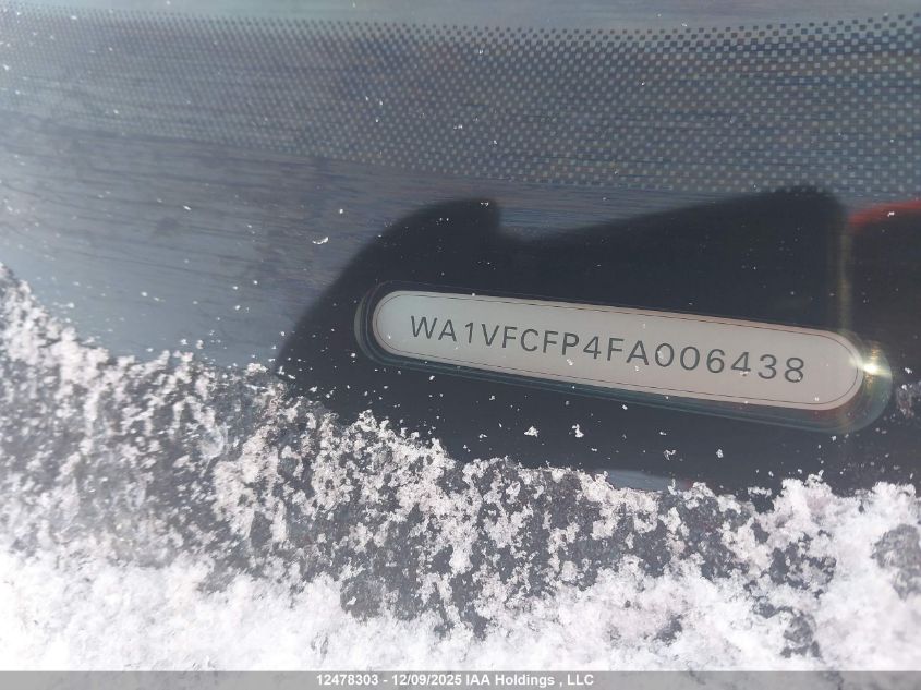 2015 Audi Q5 2.0T Technik VIN: WA1VFCFP4FA006438 Lot: 12478303