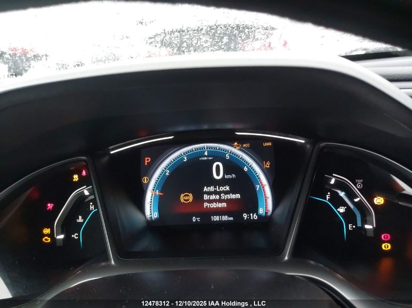 2019 Honda Civic VIN: 2HGFC2F78KH028887 Lot: 12478312