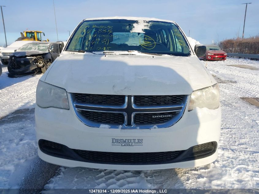 2012 Dodge Grand Caravan Se VIN: 2C4RDGBGXCR154921 Lot: 12478314