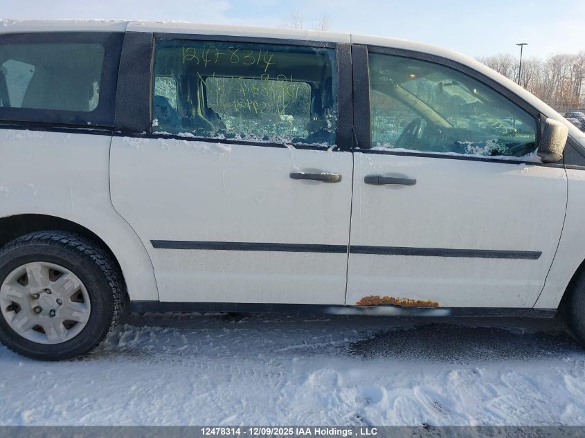 2012 Dodge Grand Caravan Se VIN: 2C4RDGBGXCR154921 Lot: 12478314