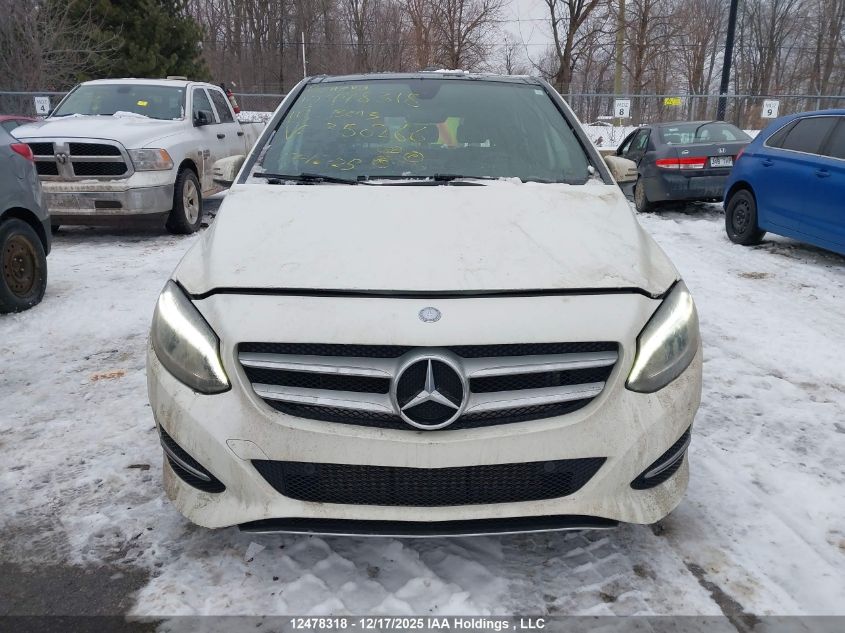 2015 Mercedes-Benz B 250 4Matic Sports Tourer VIN: WDDMH4GB8FJ350266 Lot: 12478318