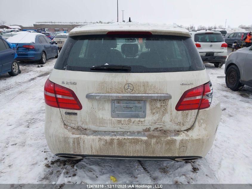 2015 Mercedes-Benz B 250 4Matic Sports Tourer VIN: WDDMH4GB8FJ350266 Lot: 12478318