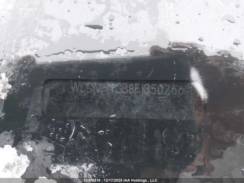 2015 Mercedes-Benz B 250 4Matic Sports Tourer VIN: WDDMH4GB8FJ350266 Lot: 12478318