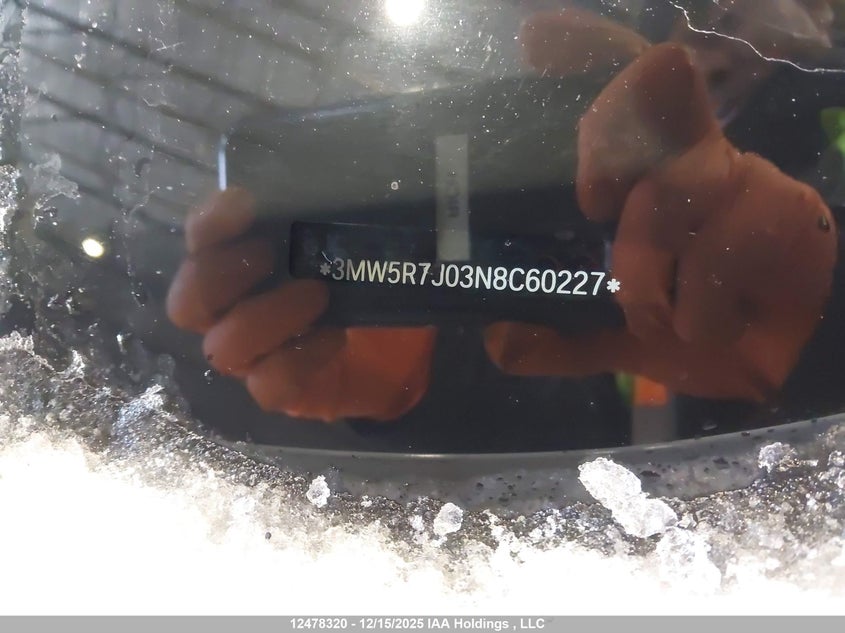 2022 BMW 330I xDrive VIN: 3MW5R7J03N8C60227 Lot: 12478320