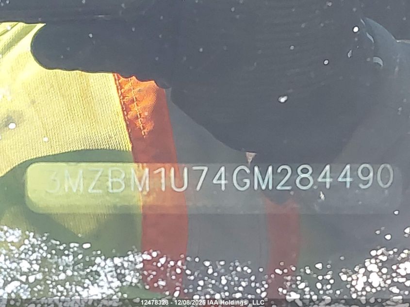 2016 Mazda 3 Sport VIN: 3MZBM1U74GM284490 Lot: 12478328