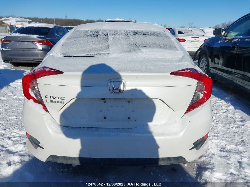 2016 Honda Civic Ex VIN: 2HGFC2F85GH013845 Lot: 12478342