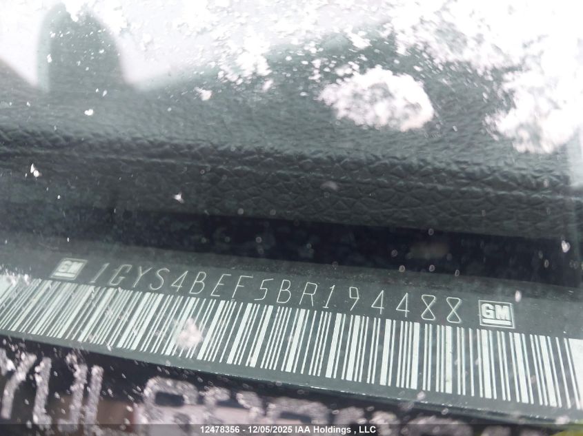 2011 Cadillac Escalade VIN: 1GYS4BEF5BR194488 Lot: 12478356