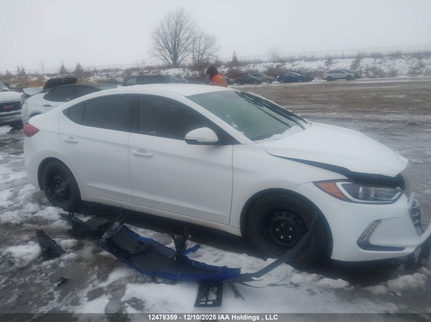 2018 Hyundai Elantra VIN: KMHD84LFXJU668959 Lot: 12478359